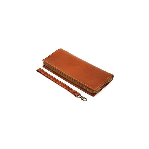 کیف دسته چک چرم طبیعی مدل ساده