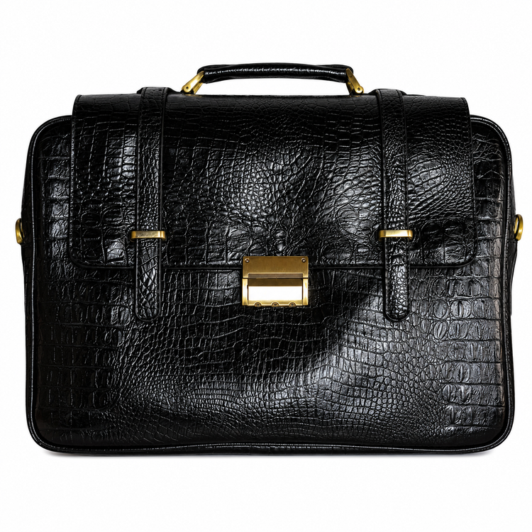 کیف اداری چرم طبیعی مدل قفل رمزدار